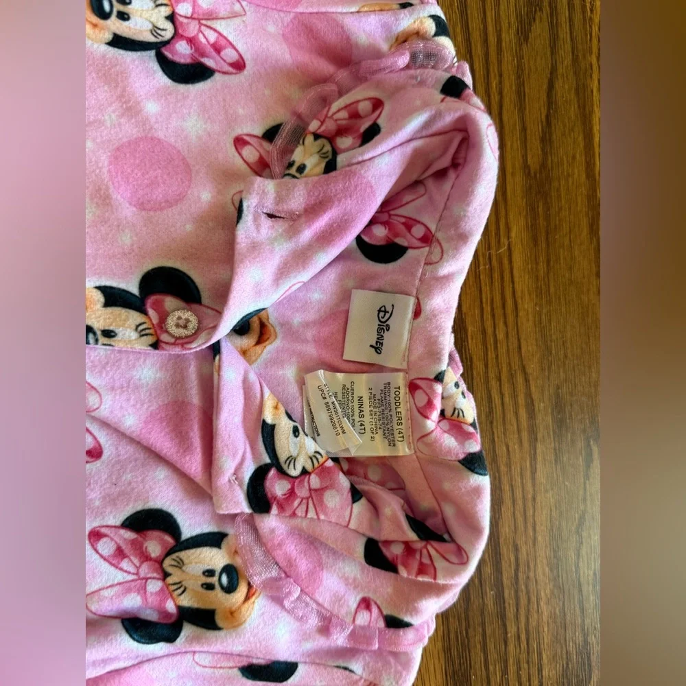 Disney Minnie Mouse Pink Pajama Set for Kids - Picture 5 of 6